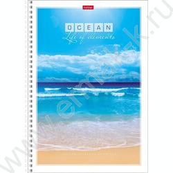 Тетрадь  96л А4 клетка/спираль "Океан" | Фото 2