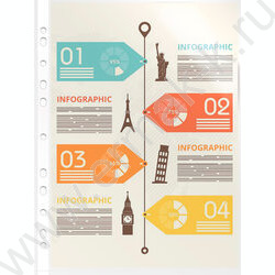 Файлы (мультифора) А4 100мкм СуперЛюкс глянцевые | Фото 5