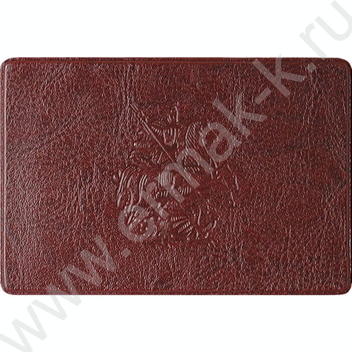 Карман д/проездного билета и соц.карт 64*96 бордо | Фото 1