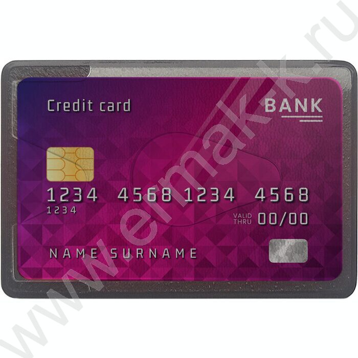 Карман д/проездного билета и соц.карт 64*96 черный | Фото 3