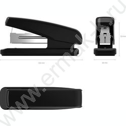 Степлер №24/6  25л пластик Speed Clip Classic /чёрный | Фото 3