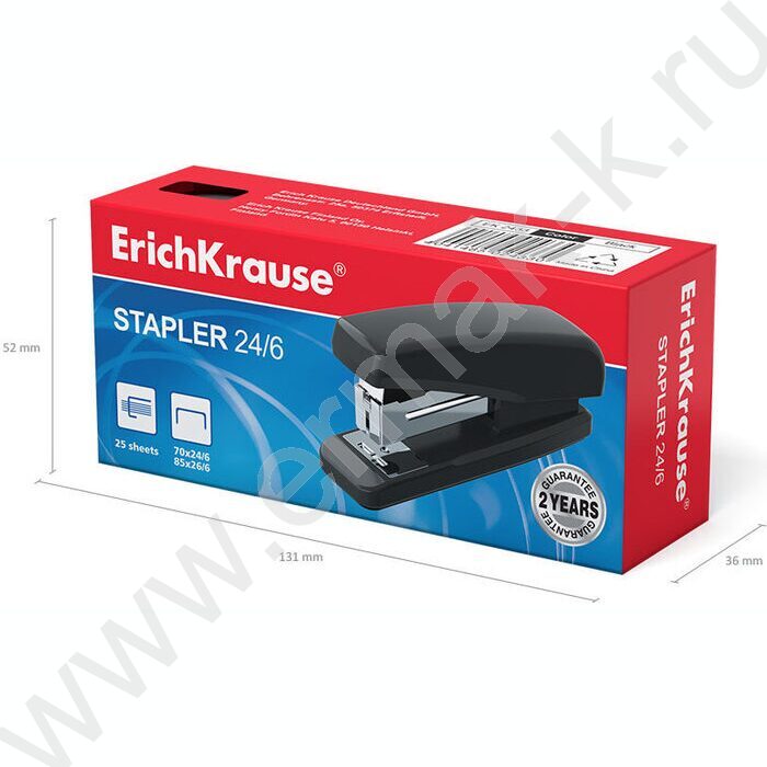 Степлер №24/6  25л пластик Speed Clip Classic /чёрный | Фото 4