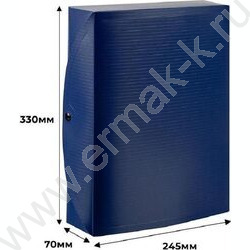 Короб архивный  70мм пластик синий ATTACHE | Фото 7