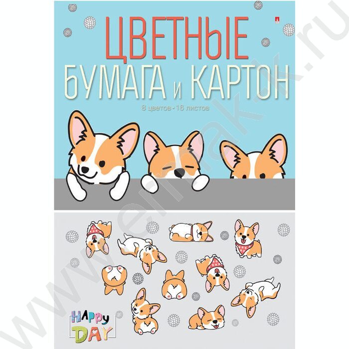 Картон цв+бум.цв А4  8л/ 8л "Мультики" | Фото 2
