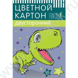 Картон цв. Двухсторонний А4 10л/20цв Мультики | Фото 4