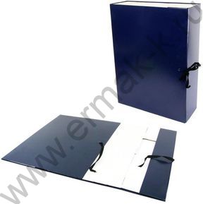 Короб архивный 120мм б/вин А3 синий