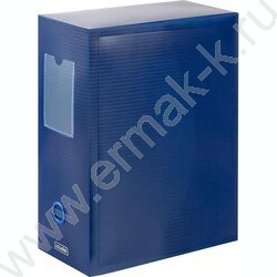 Короб архивный 120мм пластик синий ATTACHE | Фото 1