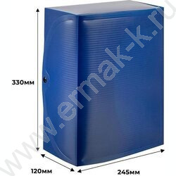 Короб архивный 120мм пластик синий ATTACHE | Фото 6