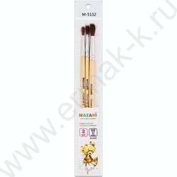 Кисть набор  3шт /пони №2,№3,№4/ европодвес | Фото 1