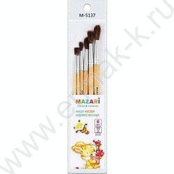 Кисть набор  6шт /пони №1,№2,№3,№4,№5,№6/ европодвес | Фото 1