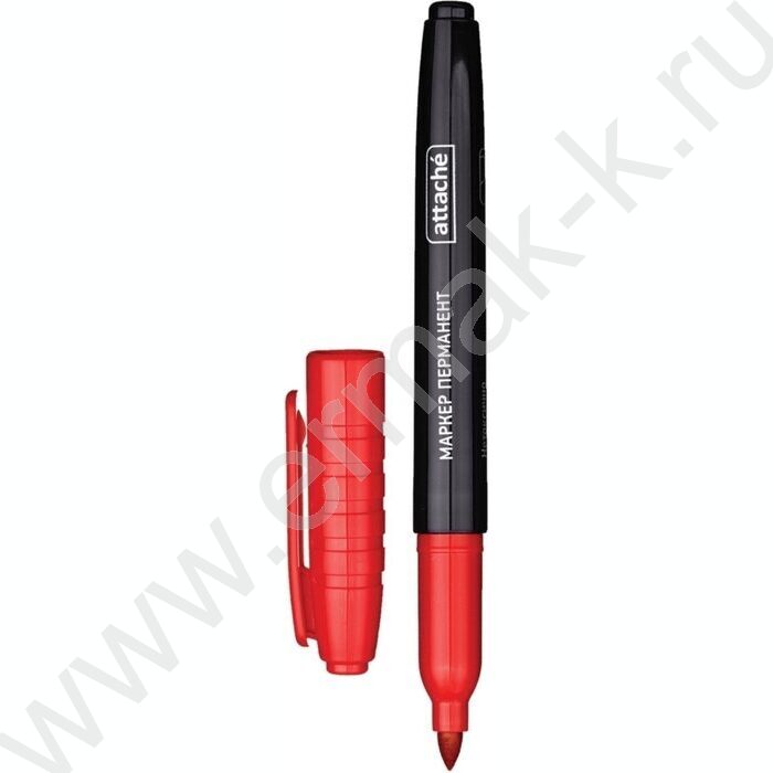 Маркер перм. /красный/ 1,5-3мм круг | Фото 1