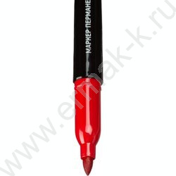 Маркер перм. /красный/ 1,5-3мм круг | Фото 3