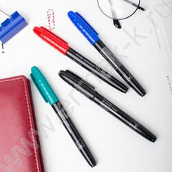 Маркер перм. /красный/ 1,5-3мм круг | Фото 7