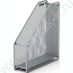 Лоток вертикальный сетчатый (метал) серый, ширина 80мм  | Фото 1