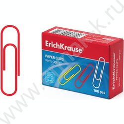 Скрепки 28мм /100шт цветные | Фото 1