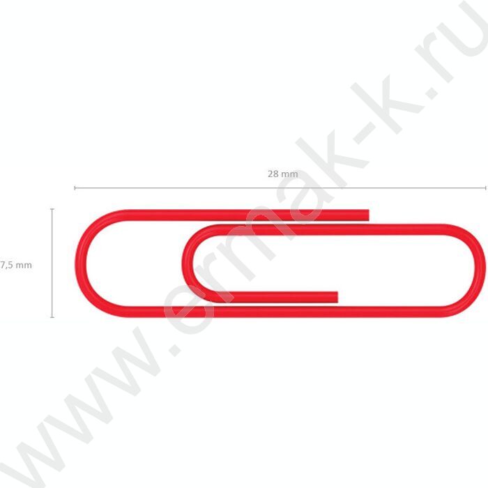 Скрепки 28мм /100шт цветные | Фото 3