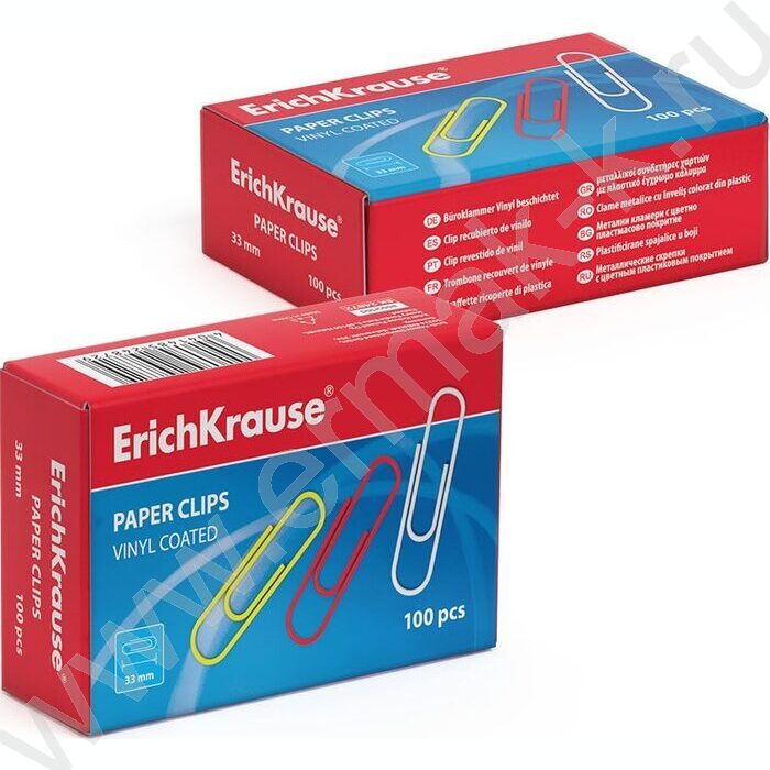 Скрепки 33мм /100шт цветные | Фото 3