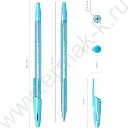 Ручка шар R-301 Stick Spring 0,7мм синяя | Фото 5