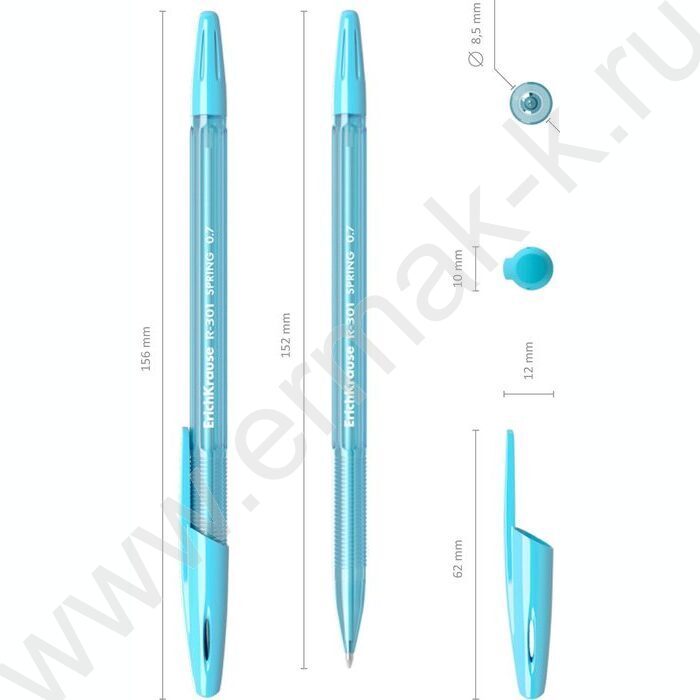 Ручка шар R-301 Stick Spring 0,7мм синяя | Фото 5