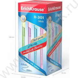 Ручка шар R-301 Stick Spring 0,7мм синяя | Фото 6