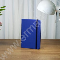 Ежедневник н/дат А5 160л Megapolis Velvet синий /резинка/тонир.блок/ляссе/конверт/ | Фото 7