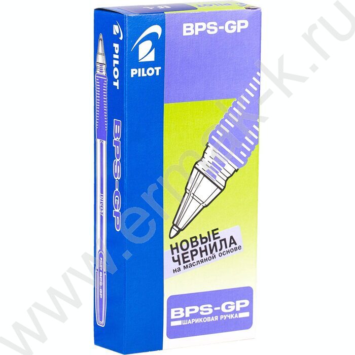 Ручка шар Pilot BPS синяя 0,5мм с резин.держателем | Фото 3