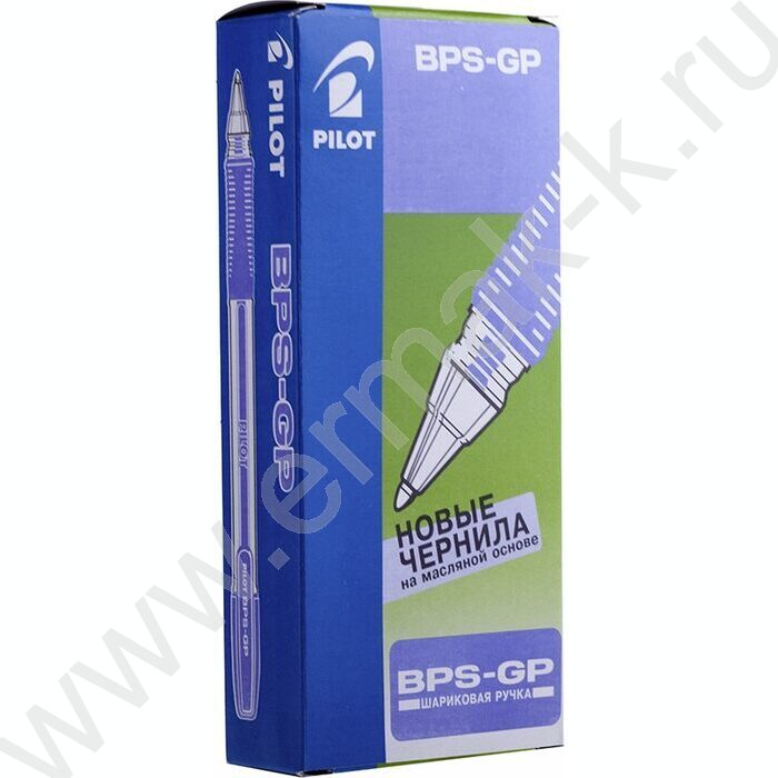 Ручка шар Pilot BPS синяя 0,7мм с резин.держателем | Фото 3