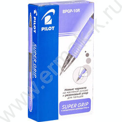 Ручка шар авт Pilot Super Grip синяя 1мм с резин.держателем | Фото 3