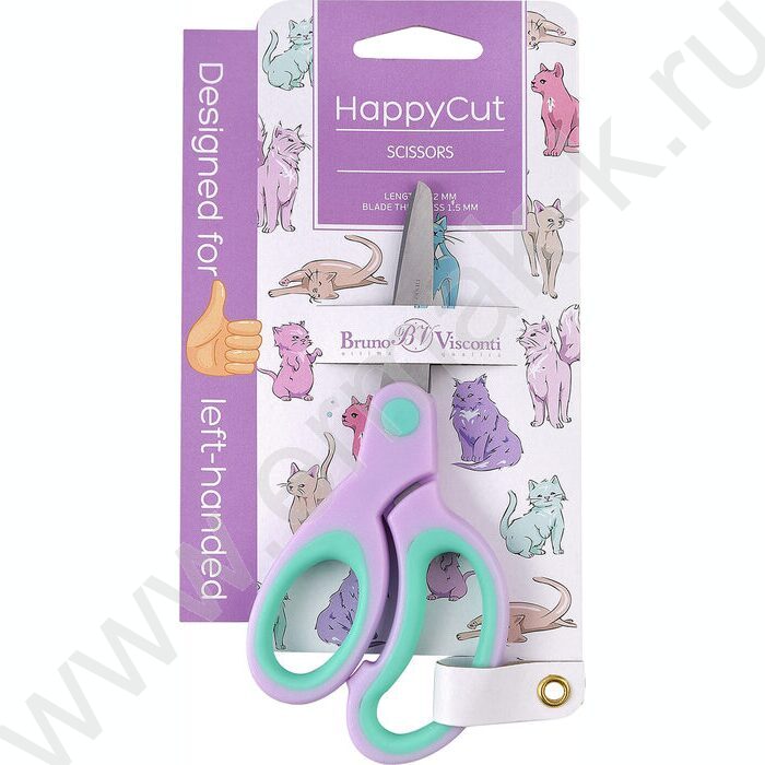 Ножницы для левшей 13.2см детские Leftcut /2 вида/   | Фото 3