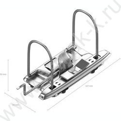 Файл 50мм Стандарт разборный красный | Фото 5