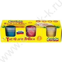 Тесто д/лепки   3цв Набор 270г | Фото 1