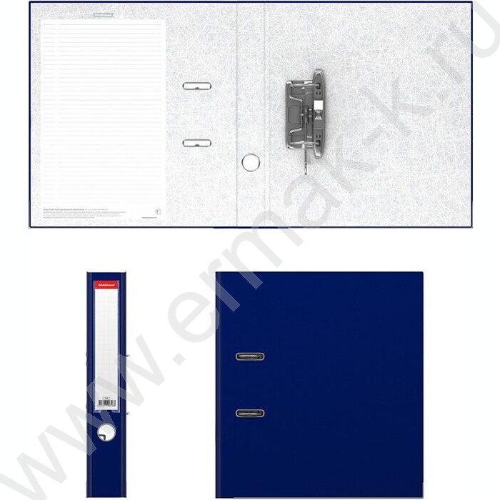 Файл 50мм Бизнес разборный синий с карманом | Фото 2
