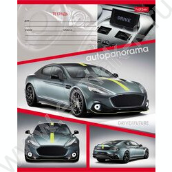 Тетрадь  18л линейка "Автопанорама" 5видов | Фото 2