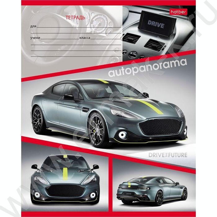 Тетрадь  18л линейка "Автопанорама" 5видов | Фото 2
