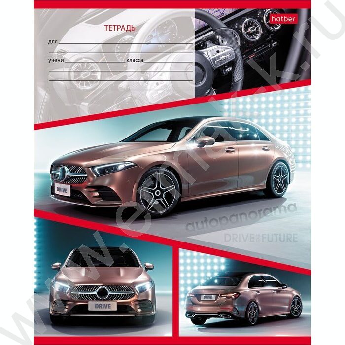 Тетрадь  18л линейка "Автопанорама" 5видов | Фото 3