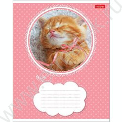 Тетрадь  18л линейка "Котята" 5видов | Фото 5