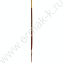 Кисть  синтетика № 000 (1мм) круглая Decola | Фото 1