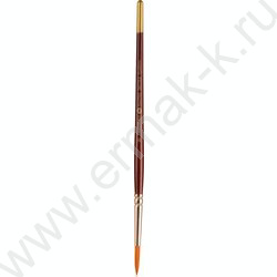 Кисть  синтетика № 8 (4мм) круглая Decola | Фото 1