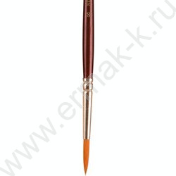 Кисть  синтетика № 8 (4мм) круглая Decola | Фото 2