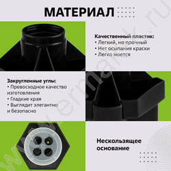 Подставка д/каранд. и ручек Maxi Desk вращающийся /черный | Фото 5