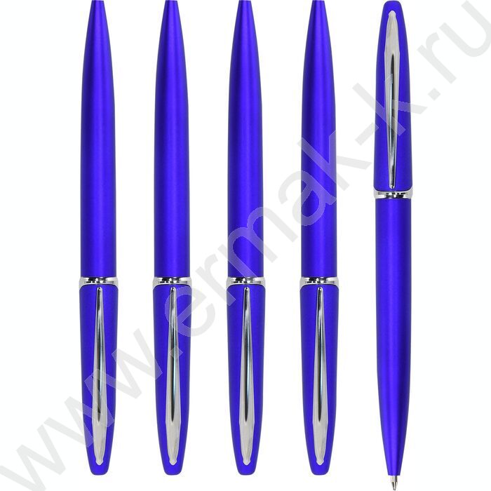 Ручка шар логотипная Inspiration 0,7мм корп. синий металлик | Фото 5