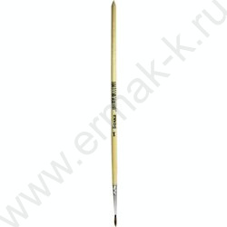 Кисть  белка сосновка № 1 круглая художественная | Фото 1