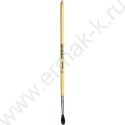 Кисть  белка сосновка № 3 круглая художественная | Фото 1