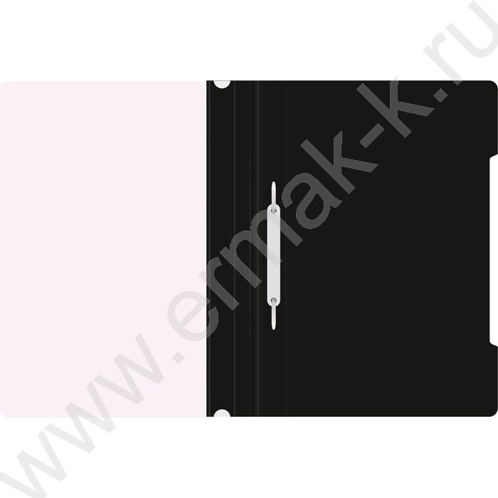 Скоросшиватель пл черный прозрач.верх.лист | Фото 3