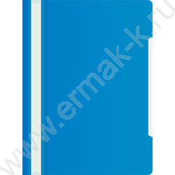 Скоросшиватель пл синий прозрач.верх.лист | Фото 1