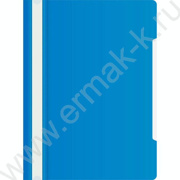 Скоросшиватель пл синий прозрач.верх.лист | Фото 1