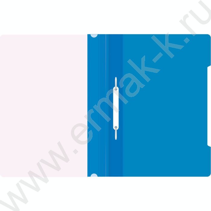 Скоросшиватель пл синий прозрач.верх.лист | Фото 3