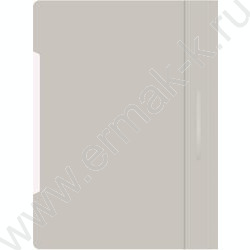 Скоросшиватель пл серый прозрач.верх.лист | Фото 2