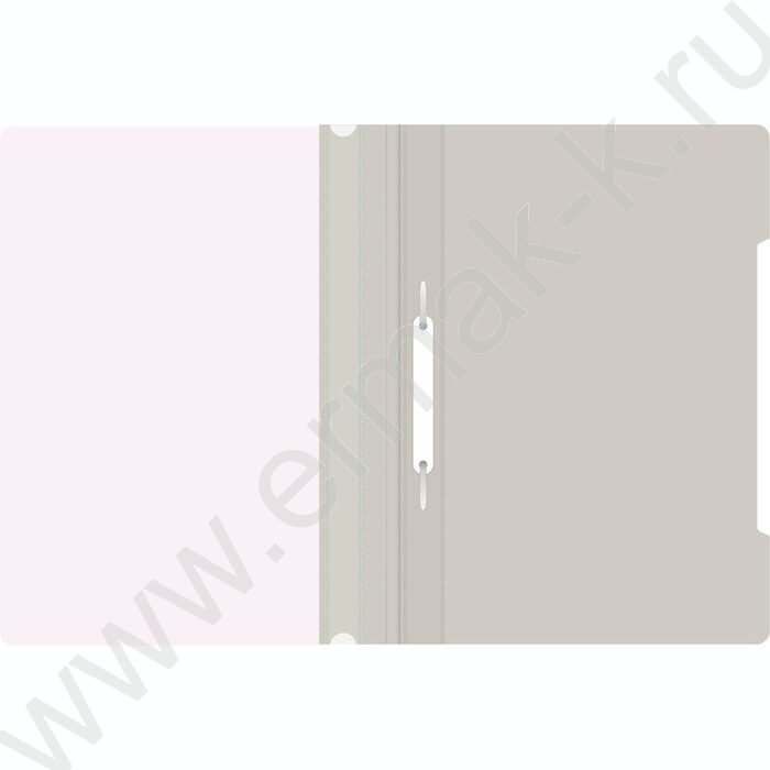 Скоросшиватель пл серый прозрач.верх.лист | Фото 3