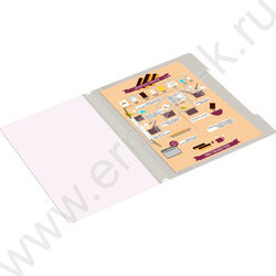 Скоросшиватель пл серый прозрач.верх.лист | Фото 6